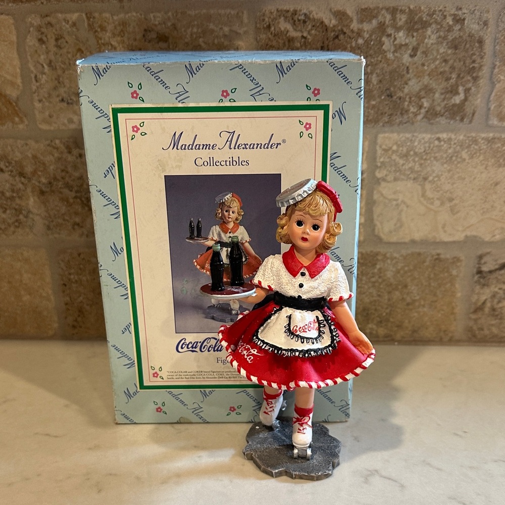 Madame Alexander 1999 Red and White Coca Cola Skater Doll
